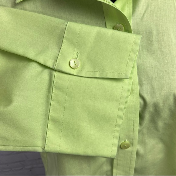 Foxcroft Wrinkle Free Shaped Fit Button Front Shirt - Picture 5 of 7